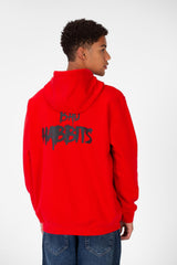 Men's Hooded Zipper Sweatshirt In Melton material