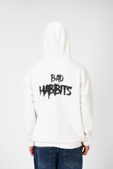 Men's Hooded Zipper Sweatshirt In Melton material