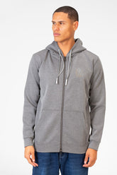 Men's Hood Sweatshirt With Full Front Zipper 1