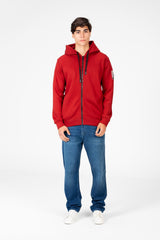 Men's Hooded Sweatshirt With Full Zipper