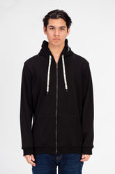 Men's Zippered Basic Sweatshirt