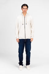 Men's Zippered Basic Sweatshirt