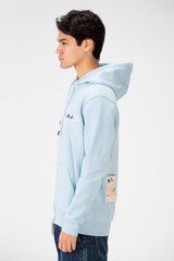 Men's Printed Long Sleeves Hooded Sweatshirt