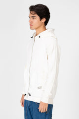 Men's Hooded Sweatshirt With Full Front Zip And Pockets