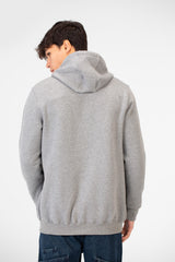 Men's Basic Sweatshirt With Zippers And Front Pockets