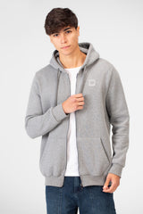 Men's Basic Sweatshirt With Zippers And Front Pockets