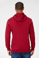 Men's Basic Sweatshirt With Zippers And Front Pockets
