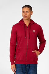 Men's Basic Sweatshirt With Zippers And Front Pockets