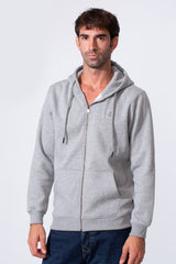 Men's Tomato Slim Fit Milton Full Zip Hoodie Sweatshirt