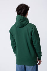 Men's Tomato Slim Fit Hood Sweatshirt With Full Front Zipper And Pockets