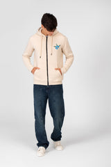 Men's Hood Sweatshirt With Full Zipper And Pockets