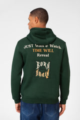 Men's Hood Sweatshirt With Full Front Zipper