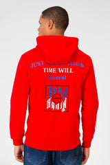 Men's Hood Sweatshirt With Full Front Zipper