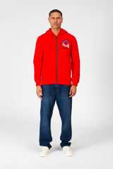 Men's Hood Sweatshirt With Full Front Zipper