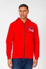 Men's Hood Sweatshirt With Full Front Zipper