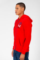 Men's Hood Sweatshirt With Full Front Zipper