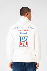 Men's Hood Sweatshirt With Full Front Zipper