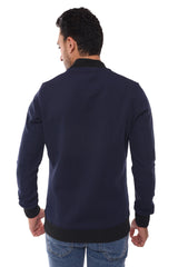 Men's Slim Fit Full Zipper Basic Sweatshirt