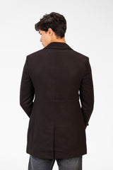 Men's Gogh Coat With Buttons And Front Pockets