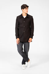 Men's Gogh Coat With Buttons And Front Pockets