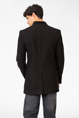 Men's Gogh Coat With Front Buttons And A Modern Cut