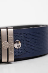 Men's Tomato Casual Leather Belt With Dot Holes