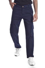Men's Regular Fit Cargo Gabardines Pants With Unique Details