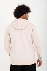 Men's Hooded Full Zipper Basic With Front & Side Pockets Padded Sweatshirt