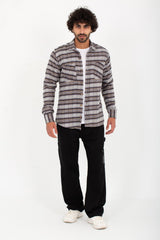 Men's Classic Checked Long Sleeves Regular Fit Made Of Comfort Material Shirt
