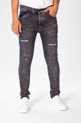 Men's Cutting Jeans Pants With A Skinny Fit