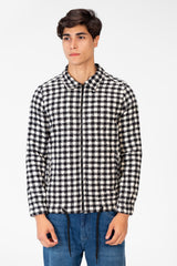 Men's Gogh Winter Shirt With Full Front Zip And Long Sleeves
