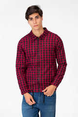 Men's Gogh Winter Shirt With Full Front Zip And Long Sleeves