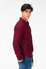 Men's Gogh Winter Shirt With Full Front Zip And Long Sleeves