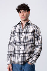 Men's Regular Fit Long Sleeves Winter Wool Shirt
