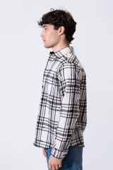 Men's Regular Fit Long Sleeves Winter Wool Shirt