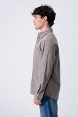 Men's Long Sleeved Winter Regular Fit Velvet Shirt