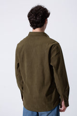 Men's Long Sleeved Winter Regular Fit Velvet Shirt