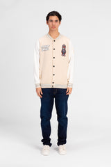 Men's Long Sleeve Printed Baseball Sweatshirt