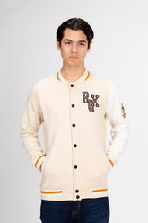 Men's Varsity Baseball Printed Crew Neck Sweatshirt