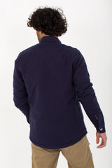 Men's Regular Fit Padded Soft Wool Front Pockets Shirt