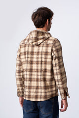 Men's Winter Padded Slim Fit Long Sleeve Shirt