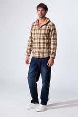 Men's Winter Padded Slim Fit Long Sleeve Shirt