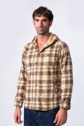 Men's Winter Padded Slim Fit Long Sleeve Shirt