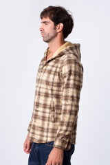 Men's Winter Padded Slim Fit Long Sleeve Shirt