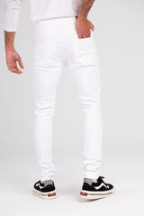 Men's Slim Fit Basic Details Jeans Pants With Five Pockets