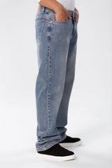 Men's Wide Leg Jeans Pants In Basic Colors