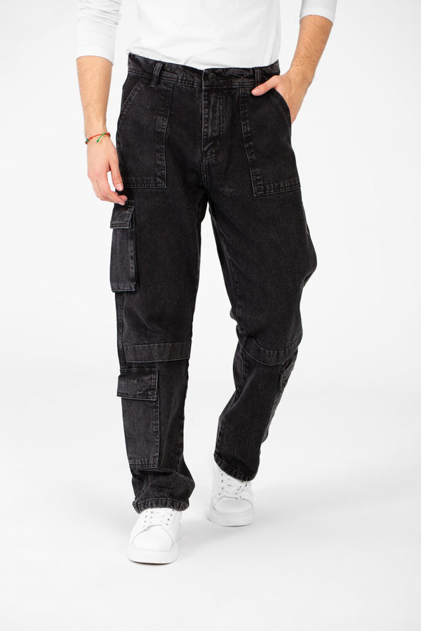 Men's Wide Leg Jeans Pants With A Unique Modern Cut