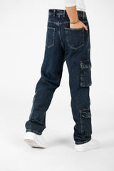 Men's Wide Leg Jeans Pants With A Unique Modern Cut
