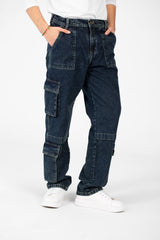 Men's Wide Leg Jeans Pants With A Unique Modern Cut