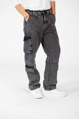 Men's Wide Leg Jeans Pants With A Unique Modern Cut